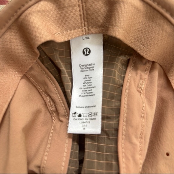 LULULEMON Drawcord Hiking Cap in Clay (L/XL) - Picture 5 of 6